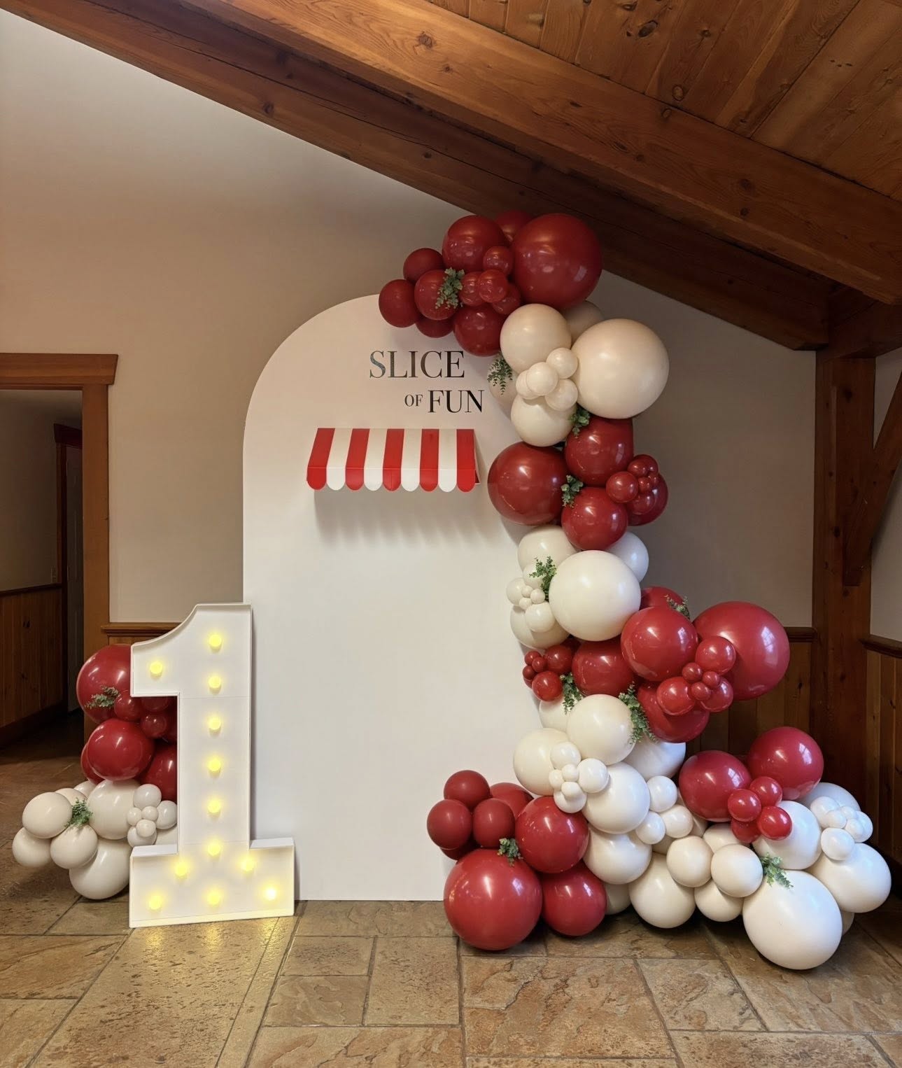 Slice of Fun birthday detail