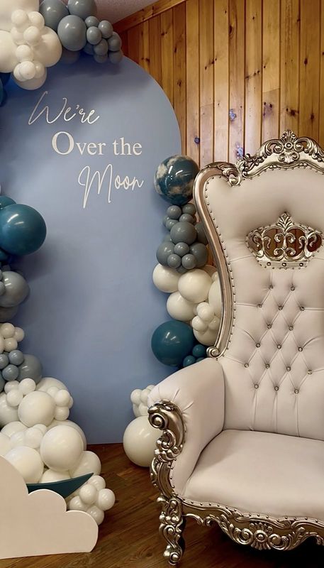 Bridal shower balloon arch